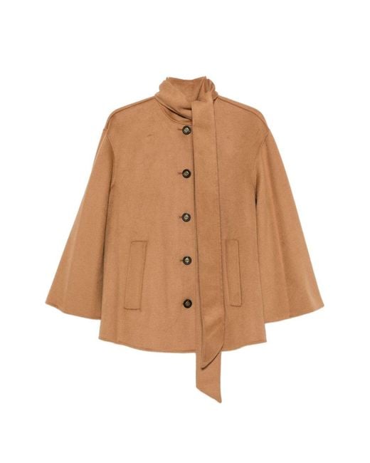 Zimmermann Brown Valiant Wool Blend Coat
