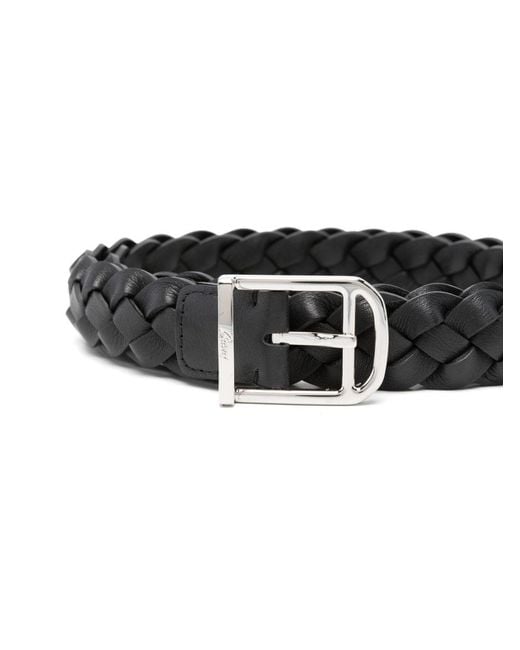 Brioni White Leather Belt for men