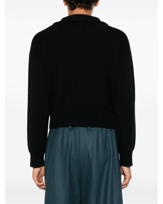 Extreme Cashmere Black Cashmere Cardigan