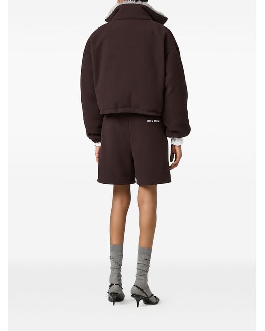 Miu Miu Black Fleece Down Jacket