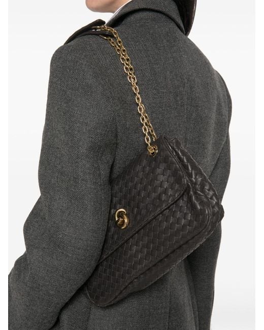Bottega Veneta Black Madison Leather Shoulder Bag