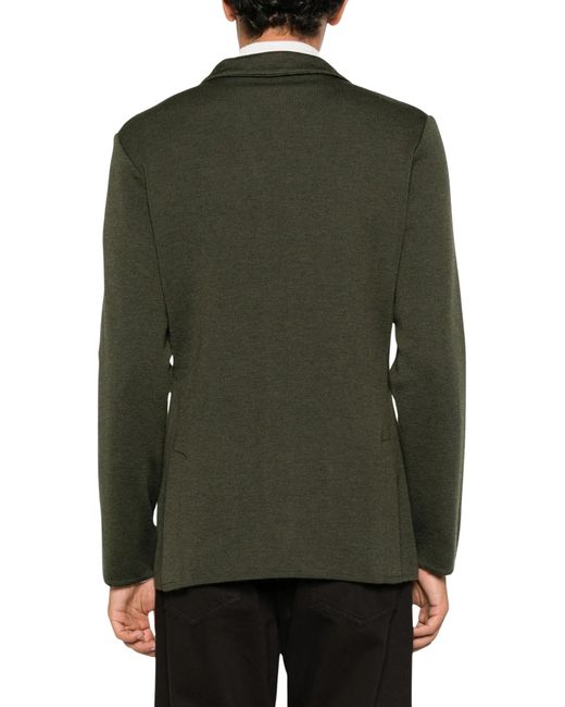 Lardini Green Button-Fastening Blazer for men