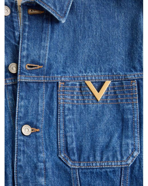 Valentino Blue Vgold Jacket for men