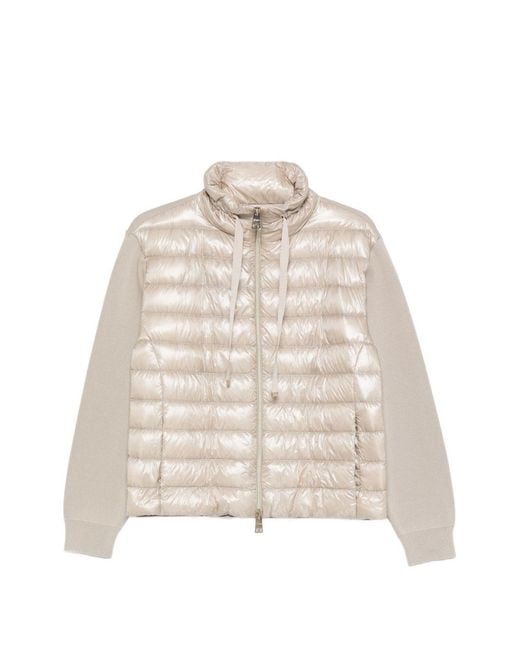 Herno Natural Cotton And Nylon Down Jacket