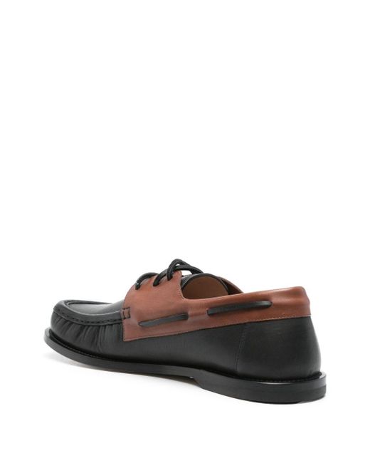 Loewe Brown 'Campo' Boat Shoe for men
