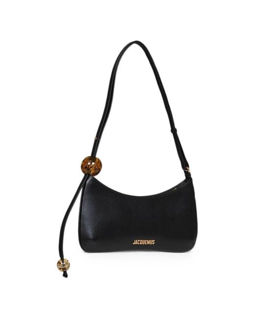 Jacquemus Black Le Bisou Perle Shoulder Bag