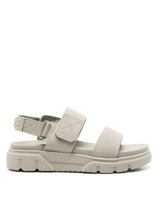 Timberland White Greyfield Suede Sandals