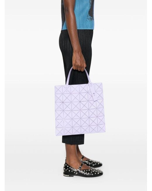 Issey Miyake Purple "Lucent" With Color Tote Bag Bags