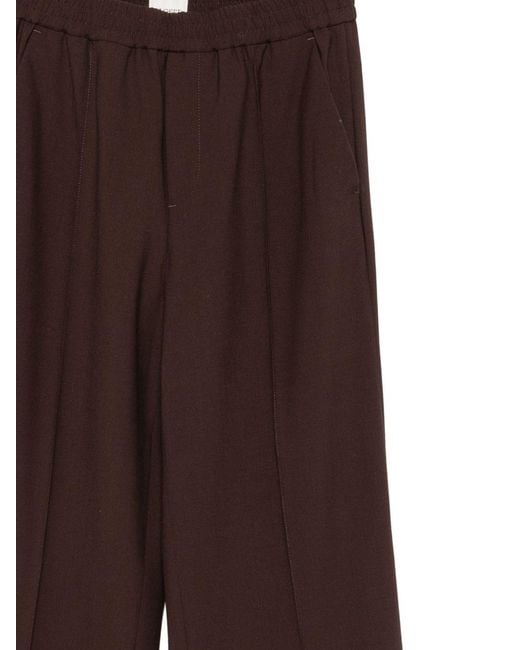 Closed Brown Wimona Wool Blend Trousers
