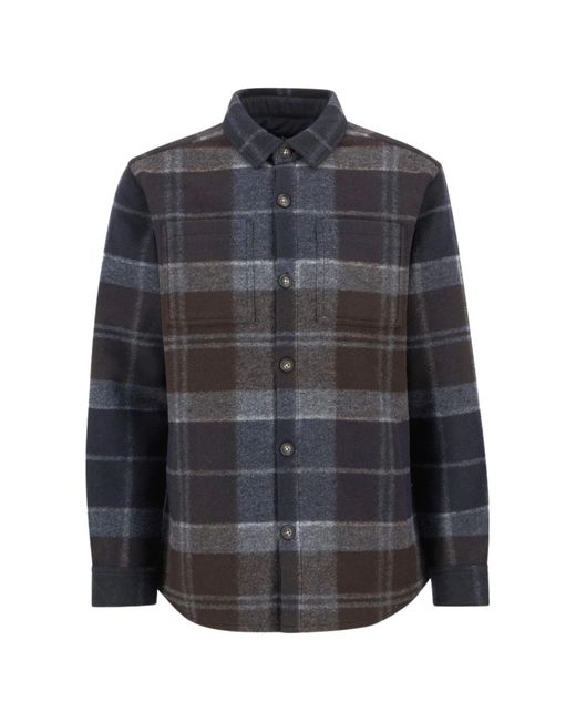 Barbour Black Chapter Fleece Overshirt for men