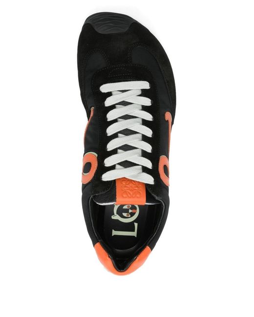 Loewe Black Apos;S Ballet Runner 2.0 Nylon And Calfskin Sneakers for men