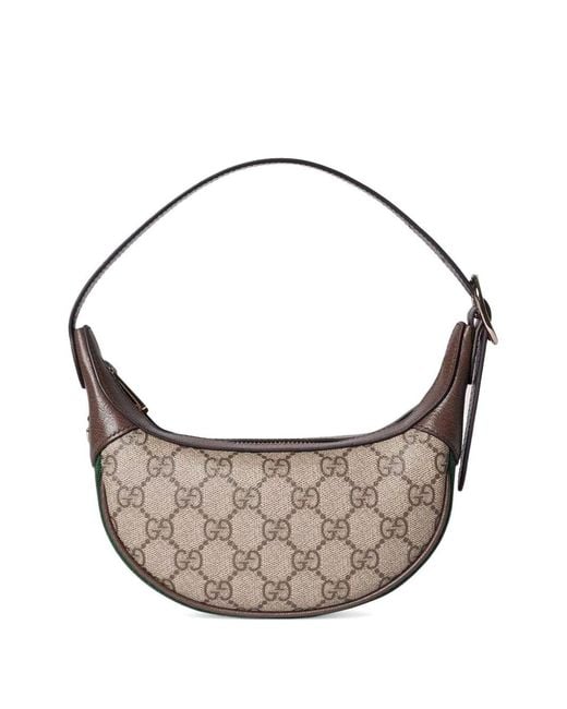 Gucci Gray Ophidia Gg Mini Bag