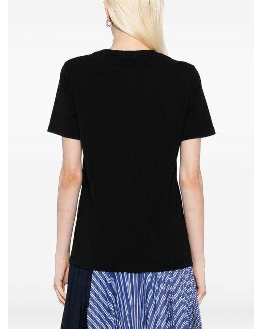 Maison Kitsuné Black Baby Fox Cotton T-Shirt