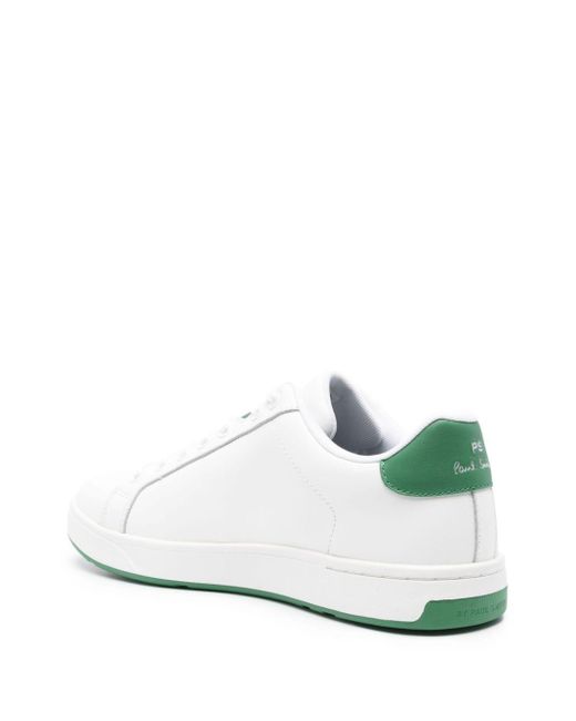 PS by Paul Smith White Albany Leather Sneakers for men