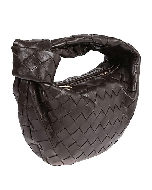 Bottega Veneta Black Jodie Mini Leather Handbag