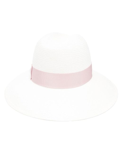 Cappello a tesa larga di Borsalino in Pink