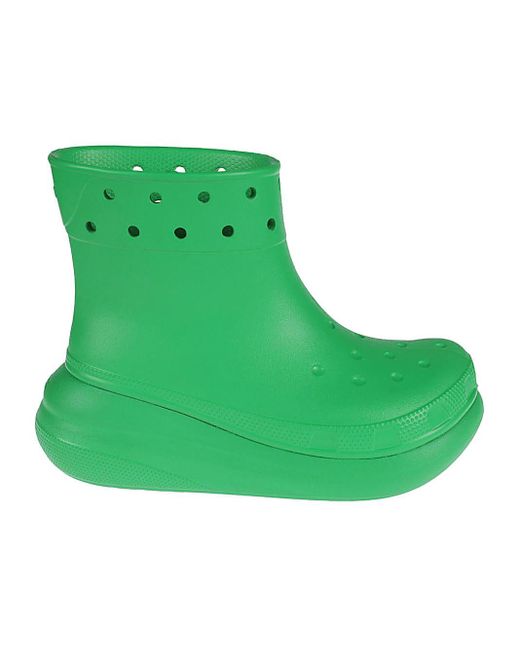 CROCSTM Green Classic Crush Rain Boots