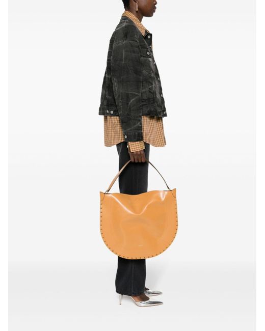 Isabel Marant Multicolor Oskan Soft Leather Hobo Bag