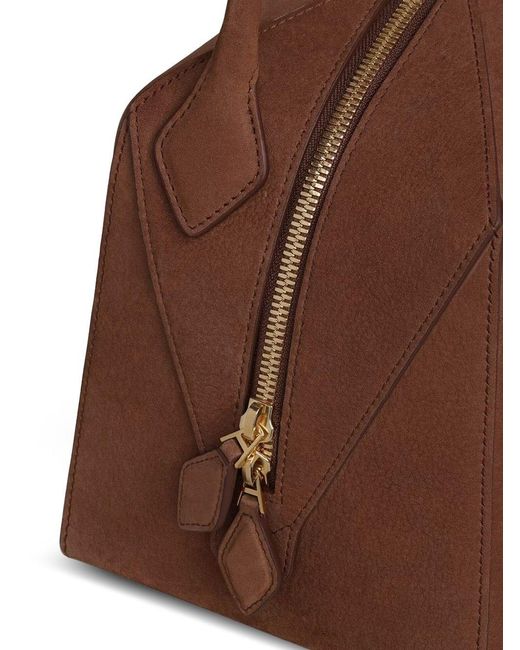 Borsa A Spalla di Alaïa in Brown