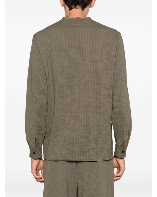Emporio Armani Natural V-Necked Shirt for men