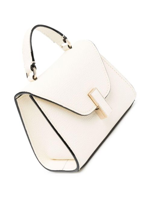 Valextra White Iside Leather Beltbag