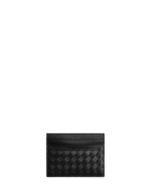 Bottega Veneta White Leather Card Holder for men
