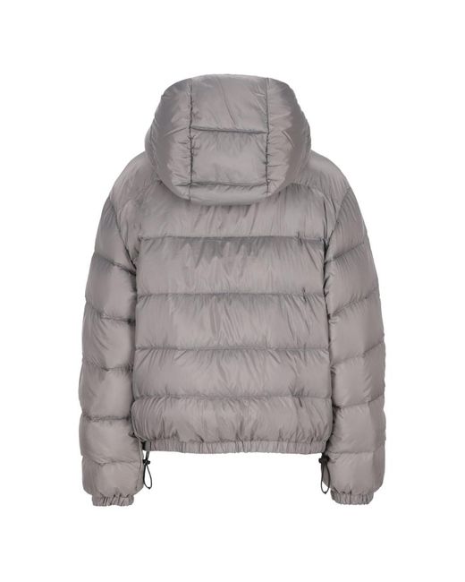 Miu Miu Gray Short Down Jacket