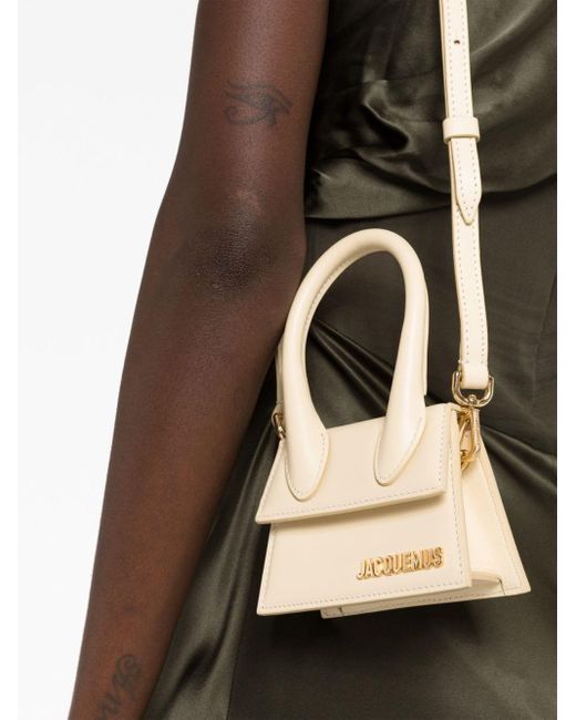 Jacquemus White Le Chiquito Leather Mini Bag
