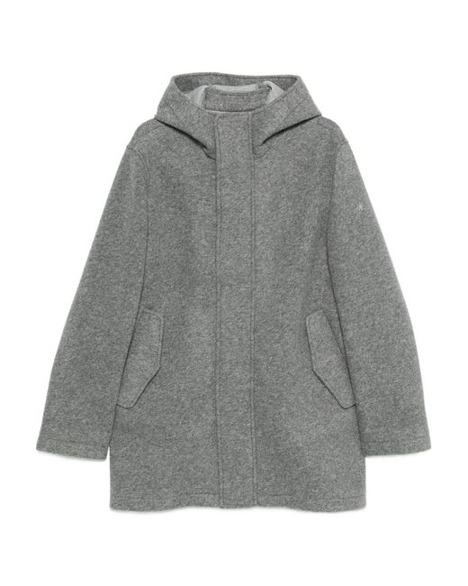 Manuel Ritz Gray Wool Coat for men