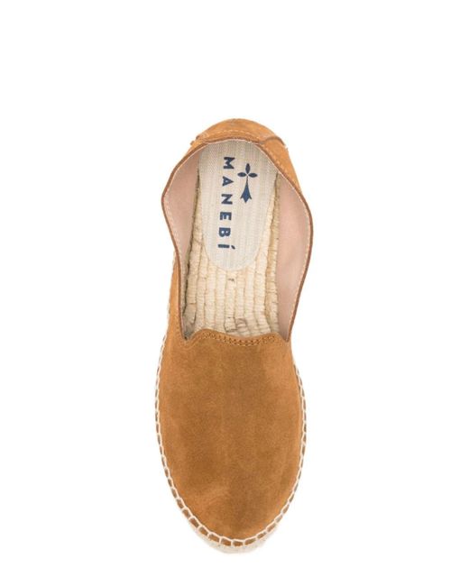 Manebí Brown Suede Espadrilles