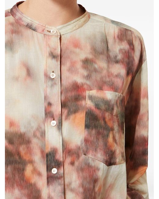 Isabel Marant Natural Mexika Printed Cotton Shirt