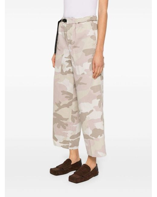 Pantalone Camouflage di White Sand in White