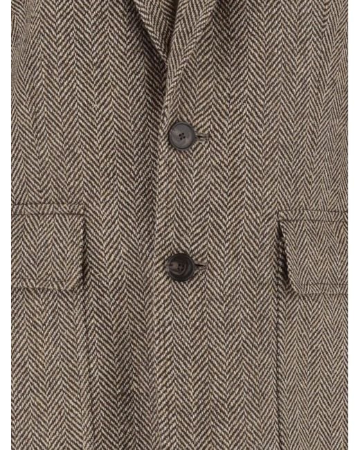 Polo Ralph Lauren Brown Heritage Single-Breasted Blazer