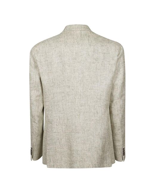 Tagliatore Gray Single-Breasted Jacket for men
