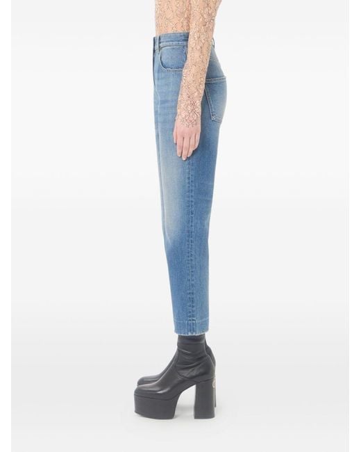 Valentino Blue Denim Cotton Jeans