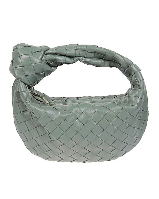 Bottega Veneta Gray Jodie Mini Leather Handbag
