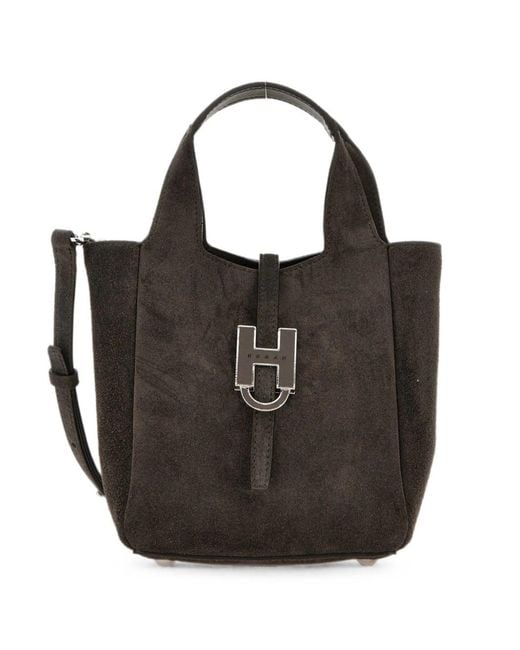 Hogan Black Trend Mini Leather Tote