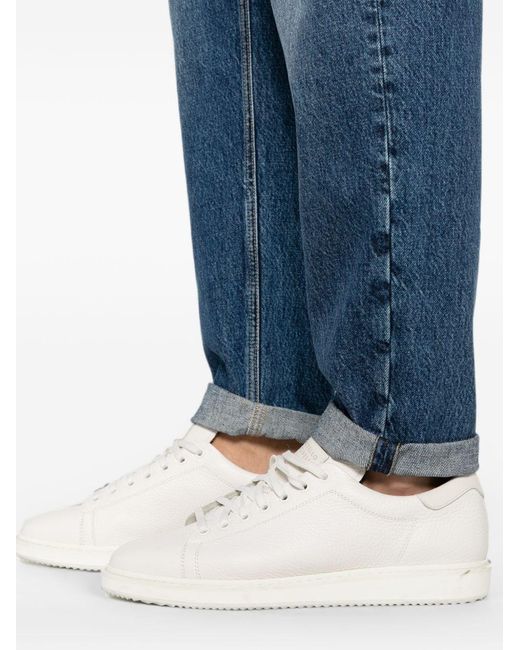 Brunello Cucinelli Blue Denim Cotton Jeans for men