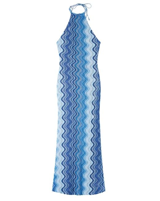 Mc2 Saint Barth Blue Tony Dress