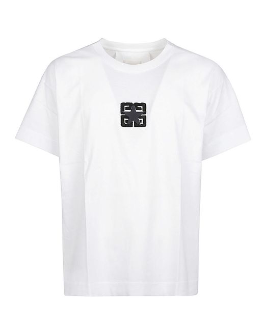 Givenchy White Cotton T-shirt for men