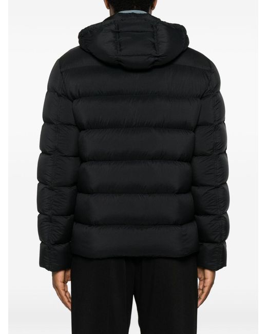Herno Black Nylon Down Jacket for men