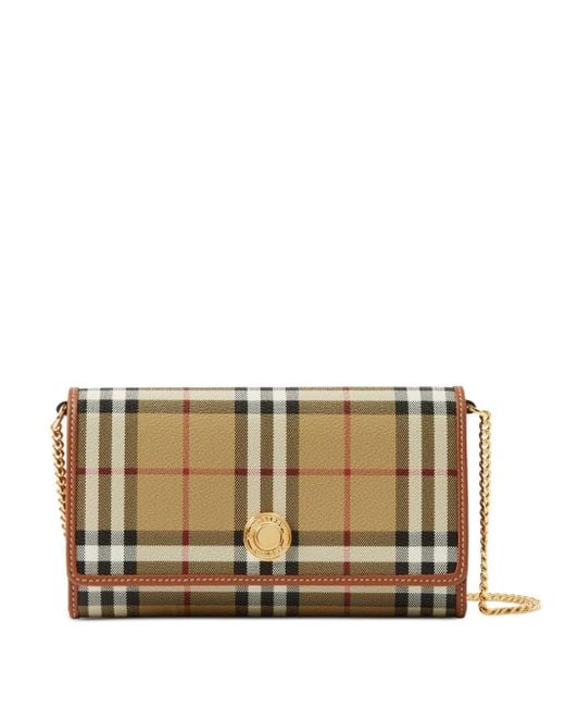 Burberry Natural Hannah Wallet On Chain
