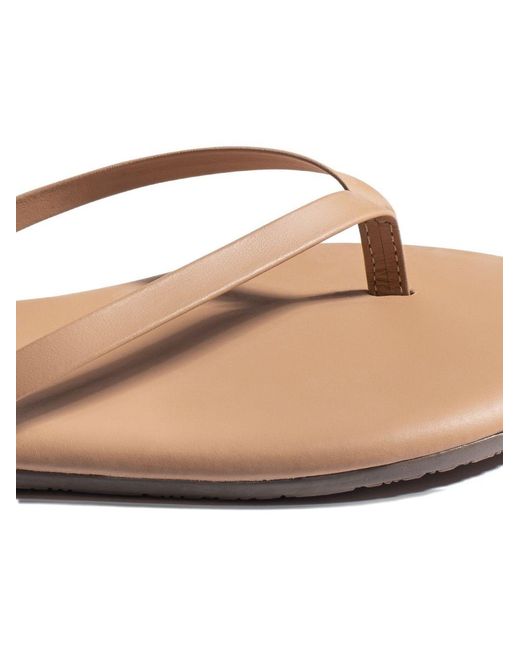 TKEES White Thong Sandals