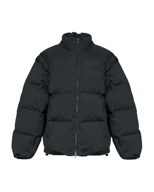 MM6 by Maison Margiela Blue Short Down Jacket