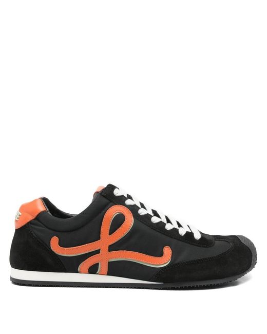 Loewe Black Apos;S Ballet Runner 2.0 Nylon And Calfskin Sneakers for men