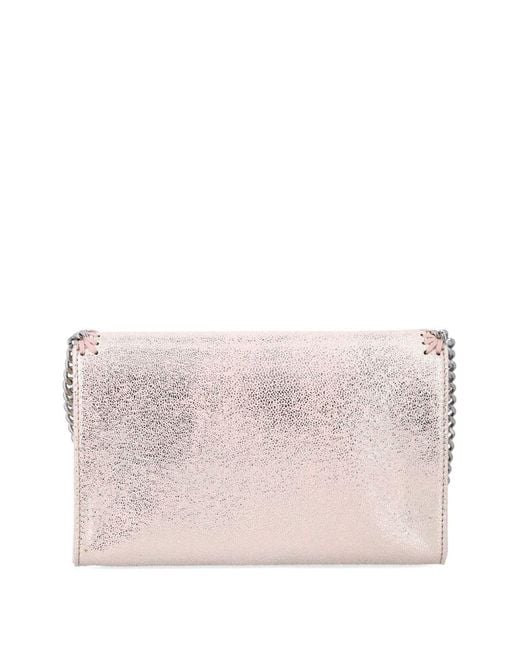 Stella McCartney Pink Falabella Wallet On Chain