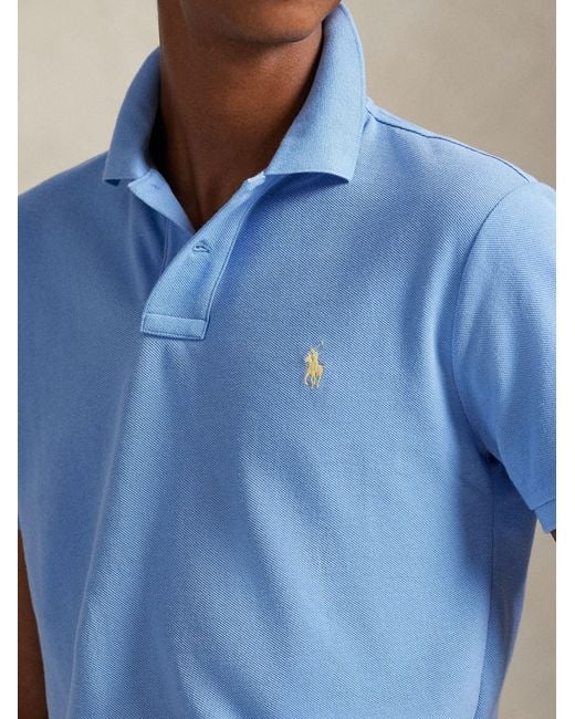 Polo Ralph Lauren Blue Polo The Iconic Mesh for men