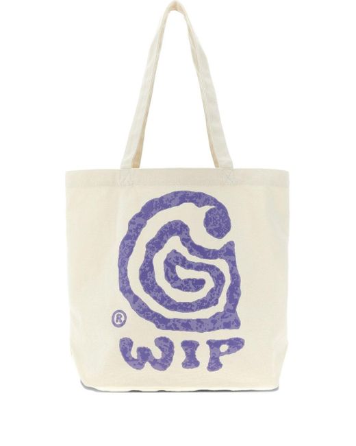 Carhartt White Graphic-Print Tote Bag for men
