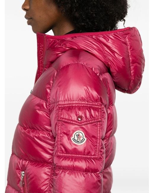 Moncler Red Glesse Short Down Jacket