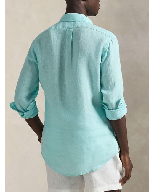 Polo Ralph Lauren Blue Long Sleeves Sport Shirt for men